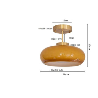 Celako™ Aurelo Ceiling Light | Glass Dining Room Lighting