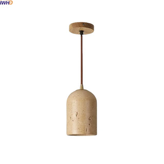 Celako™ Caletra Pendant Light | Travertine Dining Room Lighting