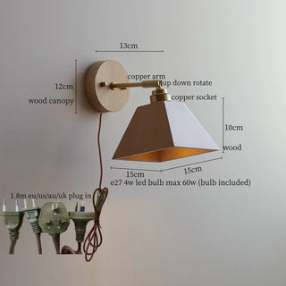 Celako™ Lignio Wall Light | Copper Nordic Minimalism Living Room