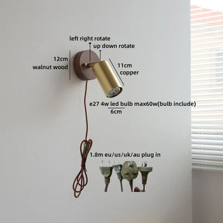 Celako™ Aurelio Wall Light | Ash Wood Bedroom Lighting