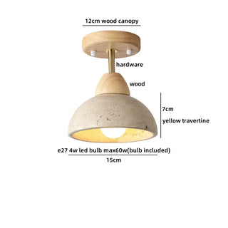 Celako™ Marvela Ceiling Light | Travertine Living Room Lighting