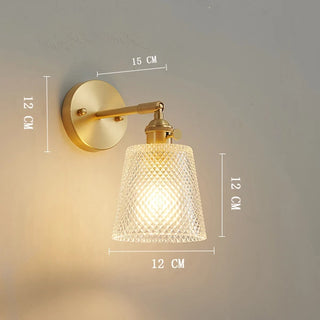 Celako™ Claryn Wall Light | Copper Bedroom Lighting