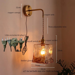 Celako™ Pendula Wall Light | Copper Vintage Bedroom Lighting