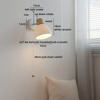 Celako™ Ceranox Wall Light | Ceramic Bedroom Lighting