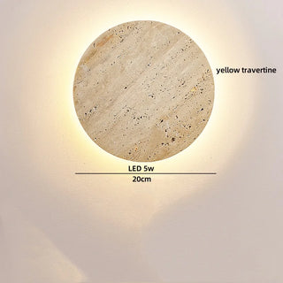 Celako™ Travertine Wall Light | Travertine Living Room Lighting