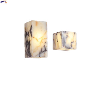 Celako™ Aurastone Wall Light | Marble Bedroom Lighting