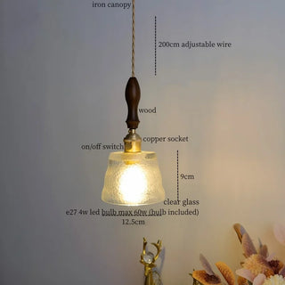 Celako™ Glacelle Pendant Light | Glass Stone Kitchen Island Lighting
