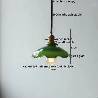 Celako™ Vitona Pendant Light | Glass Mid Century Modern Bedroom Lighting