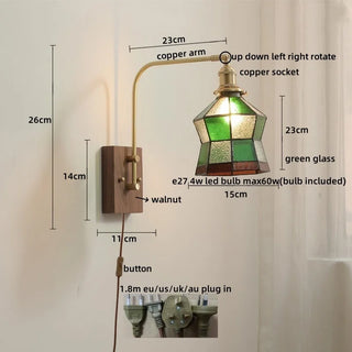 Celako™ Vitura Wall Light | Glass Bedroom Lighting