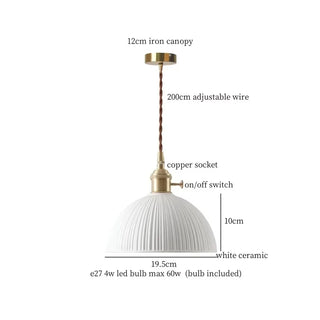 Suspension Celako™ Kaolinar | Luminaire en céramique pour îlot de cuisine
