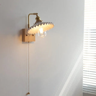 Celako™ Arcillo Wall Light | White Ceramic Bedroom Lighting