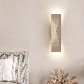 Celako™ Travertin Wall Light | Travertine Bedroom Lighting