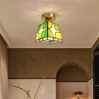 Celako™ Vitren Ceiling Light | Glass American Vintage Bedroom Lighting