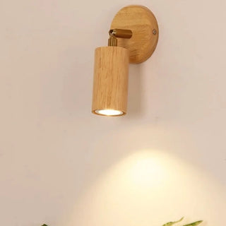 Celako™ Cedarus Wall Light | Wood Bedside Lighting