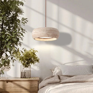 Celako™ Ochrella Pendant Light | Yellow Travertine Kitchen Island Lighting