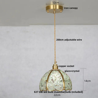 Celako™ Facetum Crystal Pendant Light | Glass Crystal Dining Room Lighting