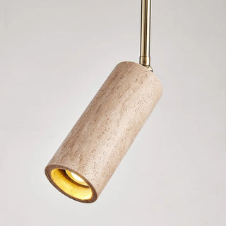 Celako™ Tiburtino Pendant Light | Yellow Travertine Kitchen Island Lighting