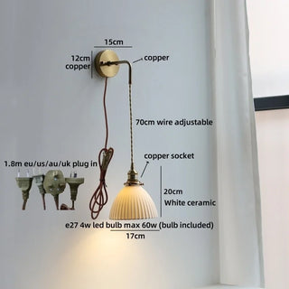 Celako™ Vitrona Wall Light | Copper Living Room Lighting