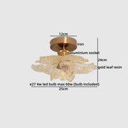 Gold Leaf Resin
