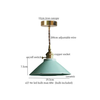 Celako™ Cuprida Pendant Light | Ceramic Kitchen Island Lighting