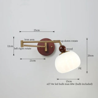 Celako™ Citrouel Wall Light | Plastic Modern Style Bedroom Lighting