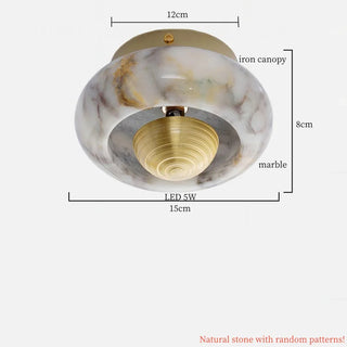 Celako™ Viramar Ceiling Light | Marble Living Room Lighting