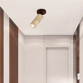 Celako™ Tiburian Ceiling Light | Yellow Travertine Living Room Lighting