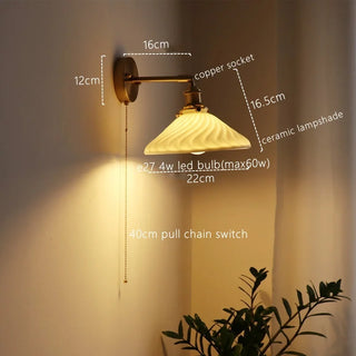 Celako™ Obvara Wall Light | Copper Bedroom Lighting