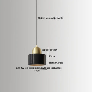 Celako™ Lapido Pendant Light | Marble Dining Room Lighting