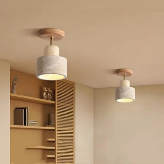 Celako™ Alluvia Ceiling Light | Yellow Travertine Kitchen Island Lighting
