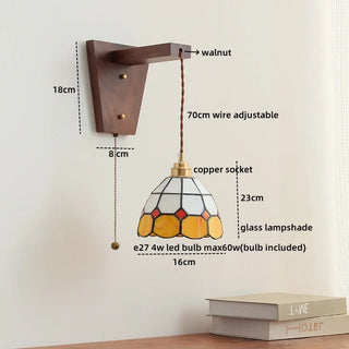 Celako™ Walura Wall Light | Glass Bedroom Lighting