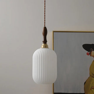 Celako™ Copelle Pendant Light | Glass Stone Bedroom Lighting