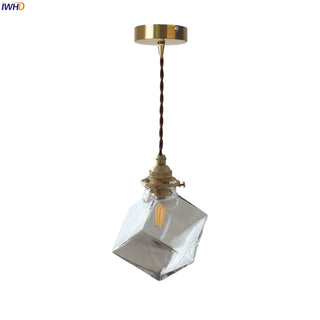 Celako™ Quadrella Pendant Light | Glass Bedroom Lighting