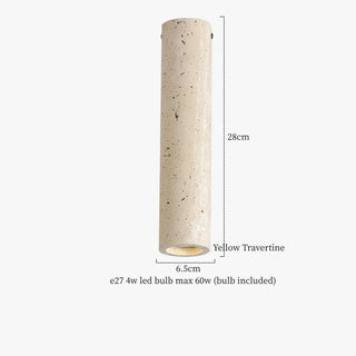 Celako™ Ocralith Ceiling Light | Yellow Travertine Kitchen Island Lighting
