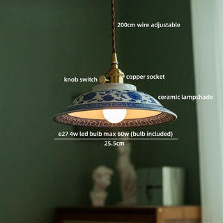 Celako™ Cerelune Pendant Light | Ceramic Dining Room Lighting