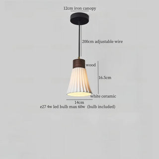 Celako™ Kaolinor Pendant Light | Ceramic Kitchen Island Lighting