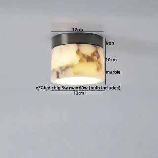 Celako™ Sabura Ceiling Light | Marble Japanese Style Bedroom Lighting