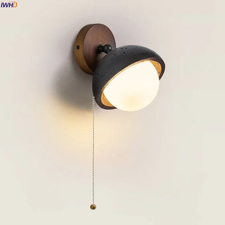 Celako™ Lithio Wall Light | Black Travertine Living Room Lighting