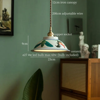 Celako™ Auricera Pendant Light | Ceramic Dining Room Lighting
