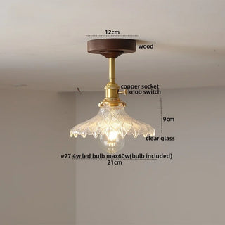 Celako™ Orbola Ceiling Light | Wood Glass Kitchen Island Lighting