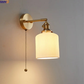 Celako™ Ceruno Wall Light | Ceramic Bedroom Lighting
