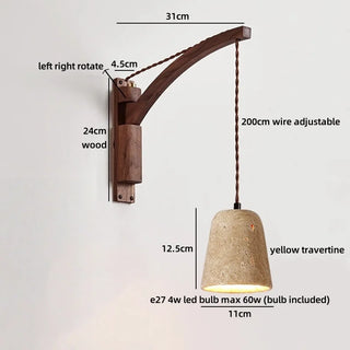 Celako™ Lumaro Wall Light | Marble Living Room Lighting