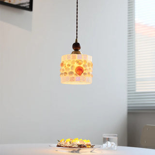 Celako™ Nacrea Pendant Light | Glass Dining Room Lighting