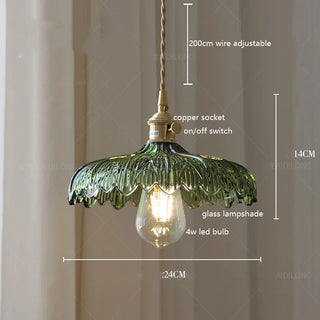 Celako™ Lunare Pendant Light | Glass Stone Bedroom Lighting