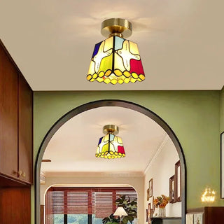 Celako™ Vitren Ceiling Light | Glass American Vintage Bedroom Lighting