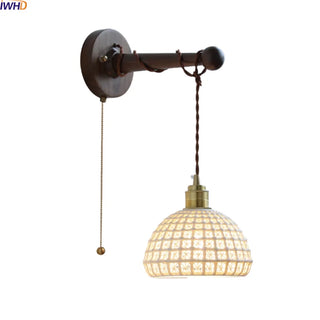 Celako™ Hikari Wall Light | Ceramic Bedroom Lighting