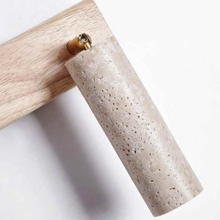 Celako™ Travera Wall Light | Travertine Bedside Lighting