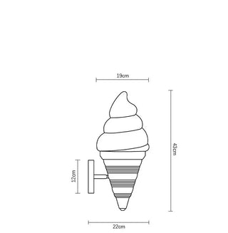 Celako™ Gelato Wall Light | Plastic Bedroom Lighting