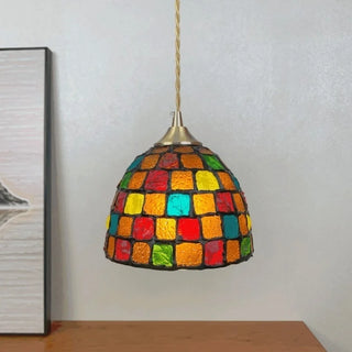Celako™ Nacrelle Pendant Light | Resin American Vintage Bedroom Lighting