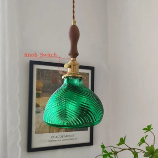 Celako™ Aventine Pendant Light | Green Glass Kitchen Island Lighting